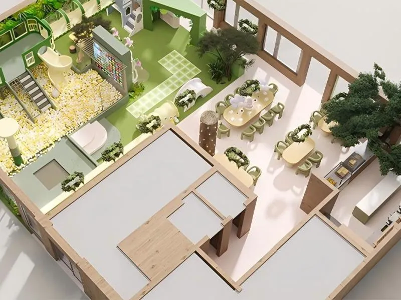 German Forest Restaurant | How to Let Children Embrace Nature Amidst Reinforced Concrete?