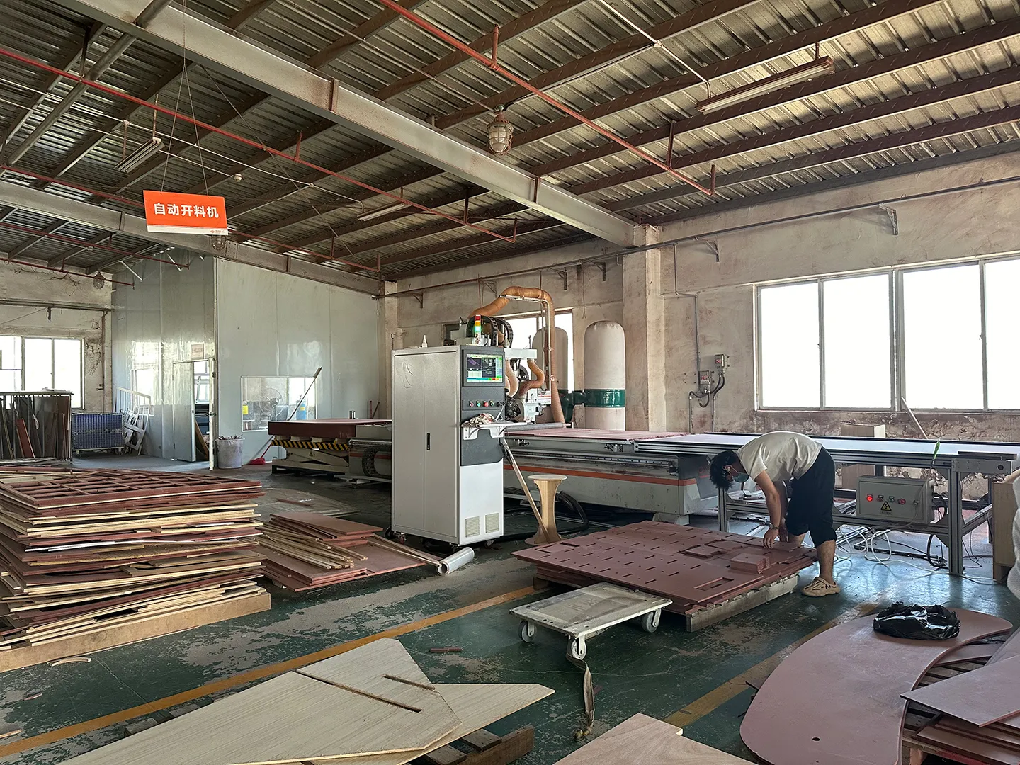 automatic cutting area