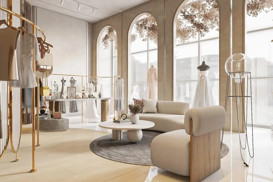 Garments & Clothing Shop Interior Design