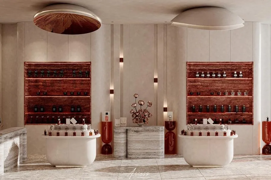 Cosmetics & Perfumes Shop Interior Design