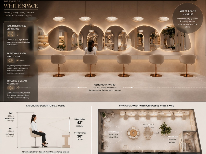 Modern Hairdresser Shop Design: A Complete Guide to Salon Spatial Zoning & Architectural Flow